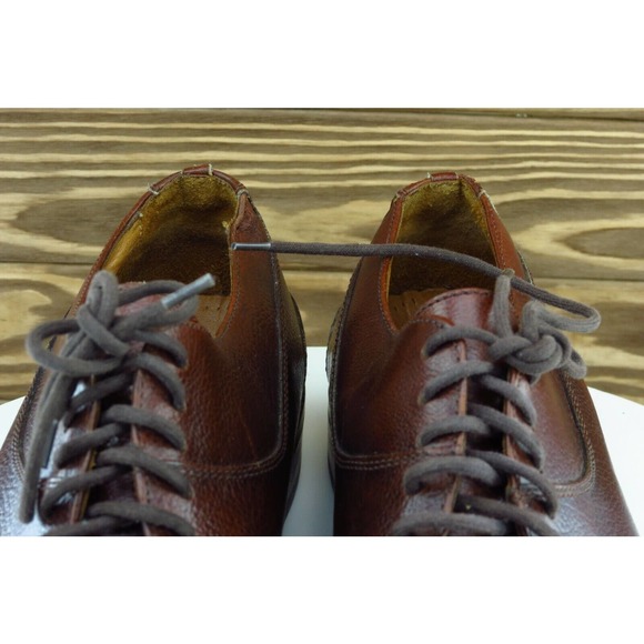 Cole Haan Shoes Sz 8.5 M Round Toe Brown Derby Oxfords Leather Men 14172 - Picture 3 of 9